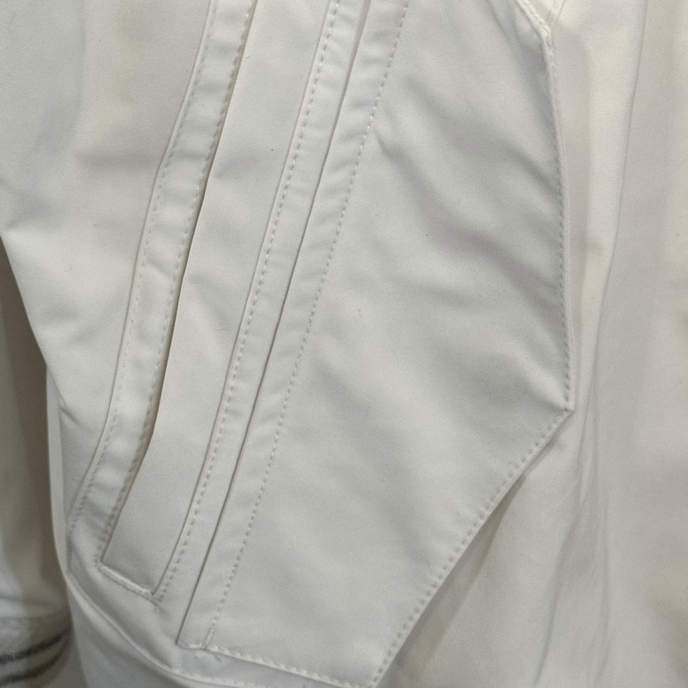 Nice High End Nike White Silver On-Field Football Trench Coat Women’s XL FIRE - Picture 8 of 11